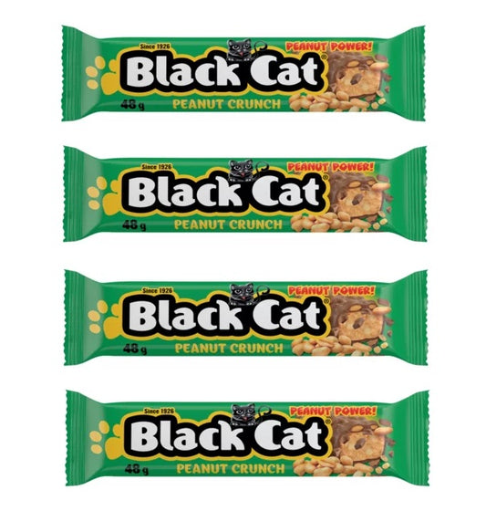 Black Cat Chocolate Bar Peanut Crunch 48g