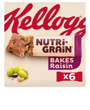 Kellogg's Nutri-Grain Bakes Raisin - Box of 6 Bars