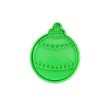 Hubbe Cookie Cutter - Christmas Bannered Bauble