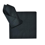 Black Serviettes - 20 Serviettes