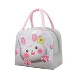 Bunny Thermal Insulation Lunch Bag White