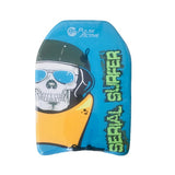 Skull with Helmet Blue - Boogie Board (63cmx45cm)