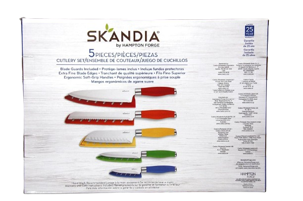 Skandia Sekai 5-piece Cutlery Set with Blade Guards