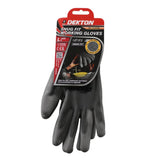 DEKTON Size 9/L Snug Fit PU Coated Working Gloves