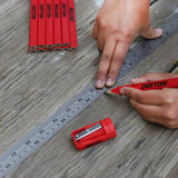 DEKTON 12PC Carpenter Pencil Set with Sharpener