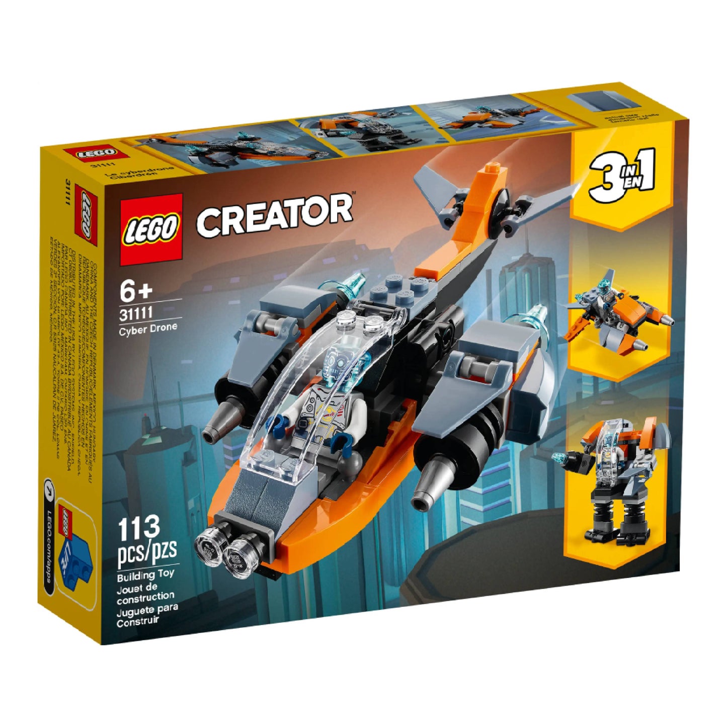 LEGO 31111 Creator 3-in-1 Cyber Drone