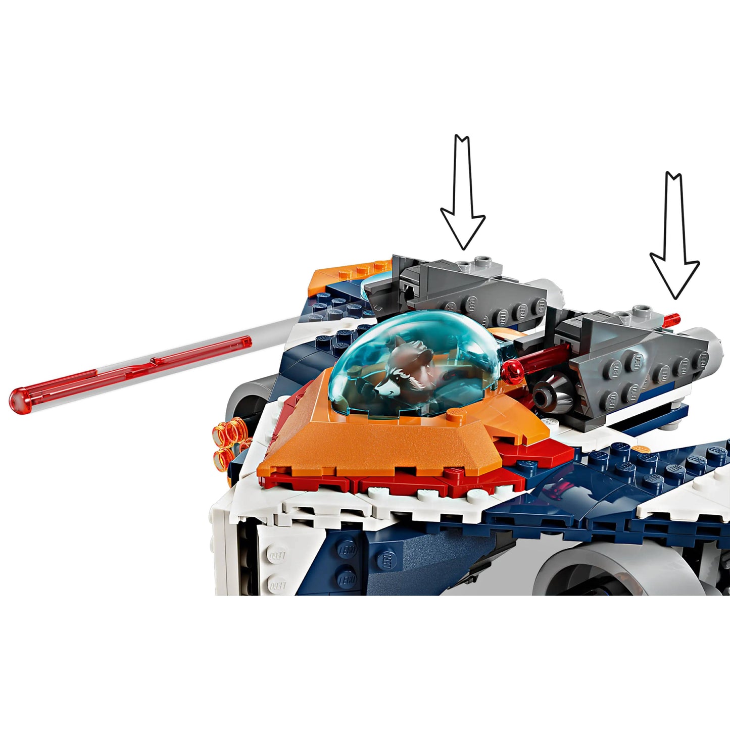 LEGO 76278 Marvel Rocket's Warbird vs. Ronan