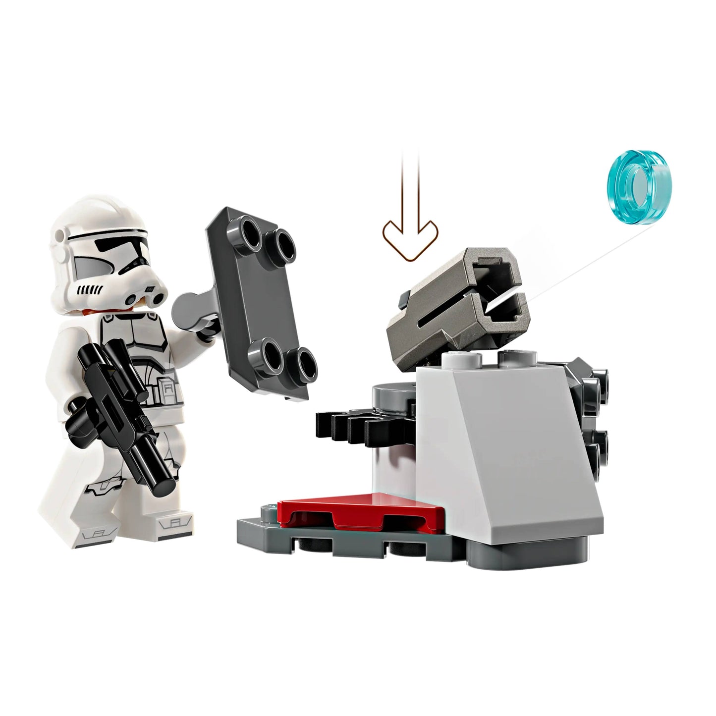 LEGO 75372 Star Wars Clone Trooper & Battle Droid Battle Pack