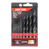 DEKTON 8PC Wood Drill Set 3-10mm
