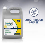 Sunlight Regular Degreasing Dishwashing Liquid Detergent 5l
