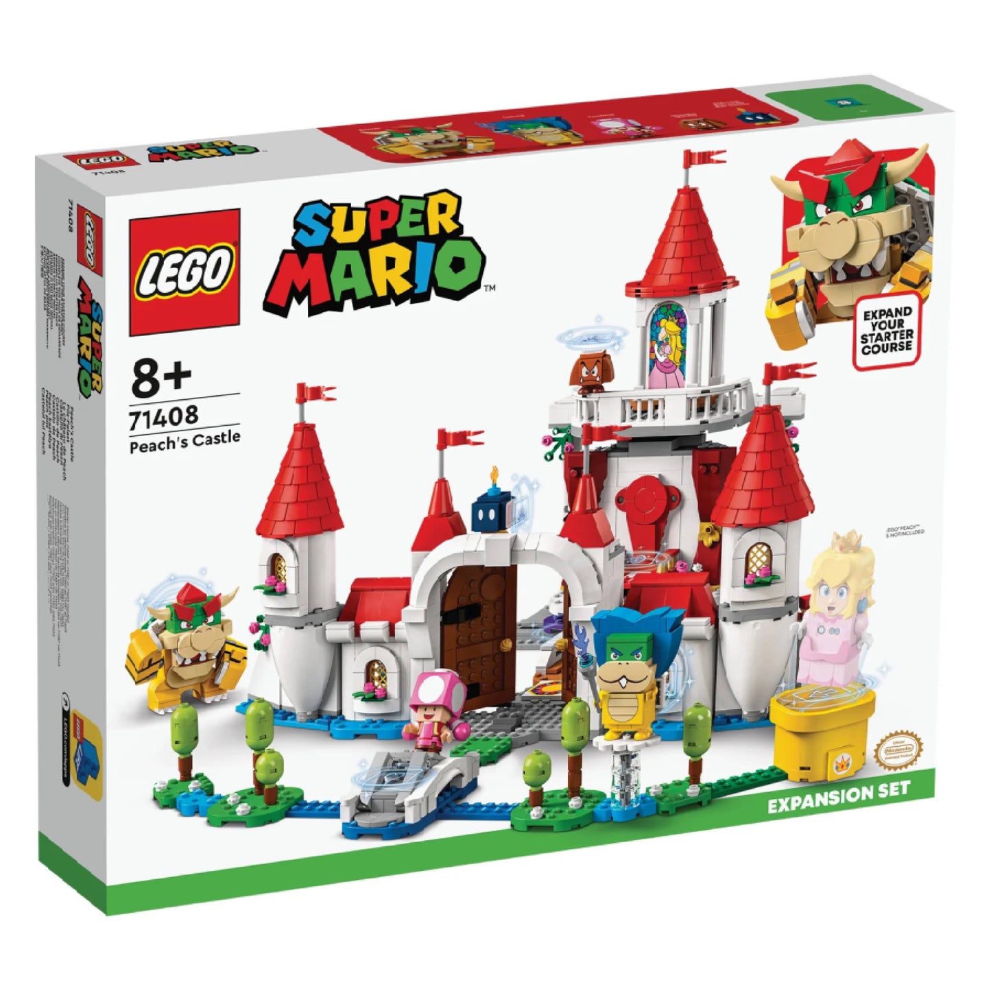 LEGO 71408 Super Mario Peach’s Castle Expansion Set