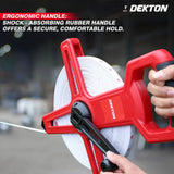 DEKTON 100m Fibreglass Surveyor Tape with Holder