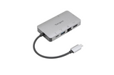 Targus USB-C DP Alt Mode Single Video 4K HDMI/VGA Docking Station with 100W PD Pass-Thru - Silver