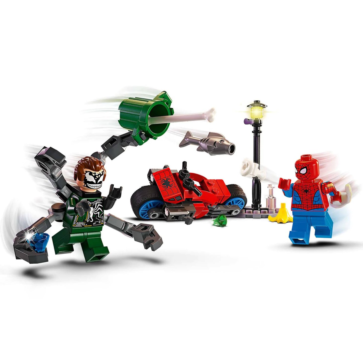 LEGO 76275 Marvel Motorcycle Chase: Spider-Man vs Doc Ock