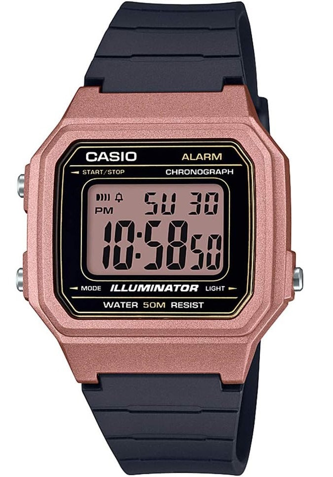 Casio Rose Gold Standard Collection Mens Digital Watch - Parallel Import