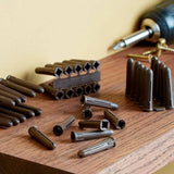 Maxifix 100PC 8mm Brown Plastic Wall Plugs