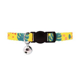 All Pet Solutions Yellow Leaf Cat Collar