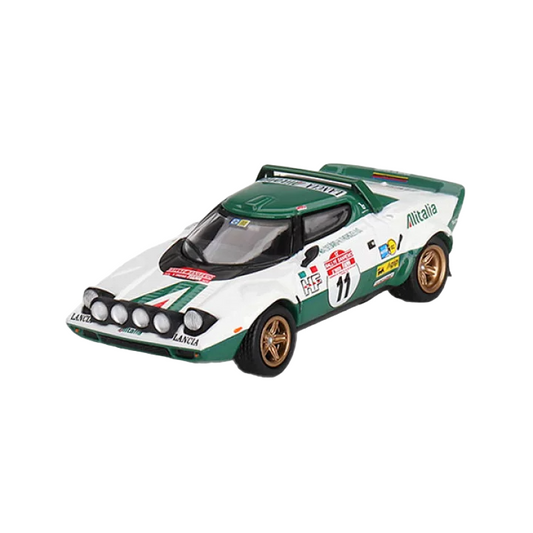 Mini GT Lancia Stratos HF 1975 Rally Sanremo Winner 1:64 Model