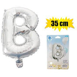 Silver Letter Helium Balloon 35cm