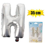 Silver Letter Helium Balloon 35cm
