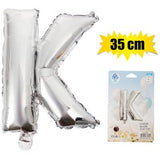 Silver Letter Helium Balloon 35cm