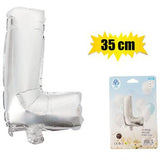 Silver Letter Helium Balloon 35cm