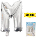 Silver Letter Helium Balloon 35cm
