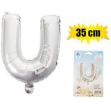 Silver Letter Helium Balloon 35cm