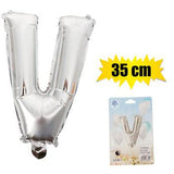 Silver Letter Helium Balloon 35cm