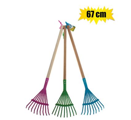 Garden kids leaf rake 67cm