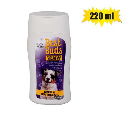 Best buds tick & flea shampoo 220ml