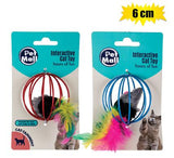 Hubbe Pet Cat Toy Mouse In Cage