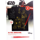 Star Wars A4 Foil Engraving