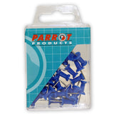 Parrot Push Pins (Boxed 30 - Blue) BA3001D