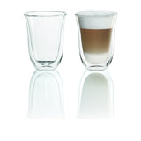 Delonghi 2 Glass Latte/Macchiato SET DLSC312