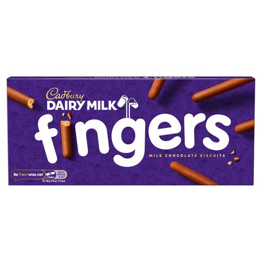 Cadbury Fingers Dairy Milk Chocolate biscuits - 114g