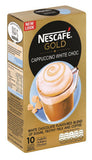 Nescafe Gold Cappuccino White Chocolate box of 10