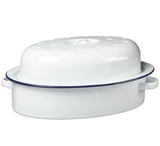 1st Grade Oval Shaped Enamel Casserole & Roasting Dish 30cm