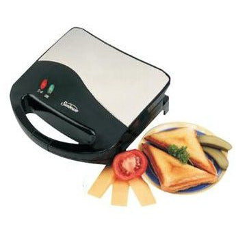 Sunbeam 2 Slice Chrome Sandwich Maker SUN0022