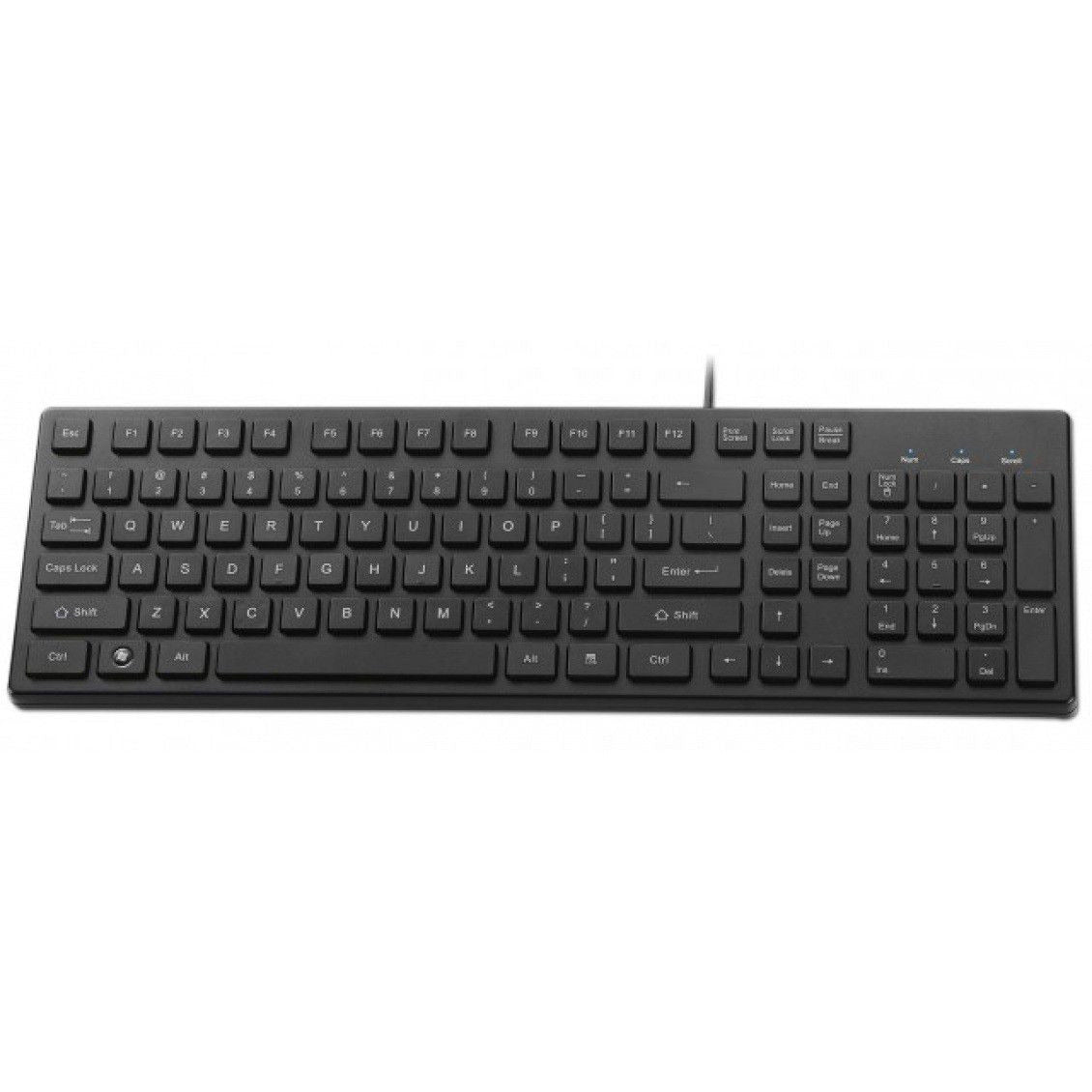 Mecer MK-U03BK USB Slim Keyboard - Black