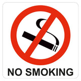 Parrot No Smoking sign on White ACP SN4111