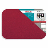 Parrot Notice Board - Adhesive Pin Board No Frame (450 x 300mm) - Red BD0315R