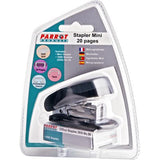 Parrot Stapler Plastic Mini - Black + Staples (1000x 26/6) ST3050B