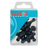 Parrot Products Magnet Map Pins (25 Box - Size:16mm - Black) BA0915B