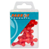 Parrot Products Magnet Map Pins (25 Box - Size:16mm - Red) BA0915R