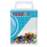 Parrot Map Pins Assorted - Pack of 100 BA3005