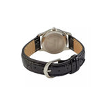 Constant Ladies White Dial Black Strap Analogue Watch