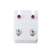 Birthstone Stainless Steel Surgical Stud Earrings -