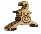 Wooden Animal Clothes Hanger