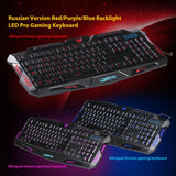 HXSJ A877 Tricolor Backlit Wired Keyboard